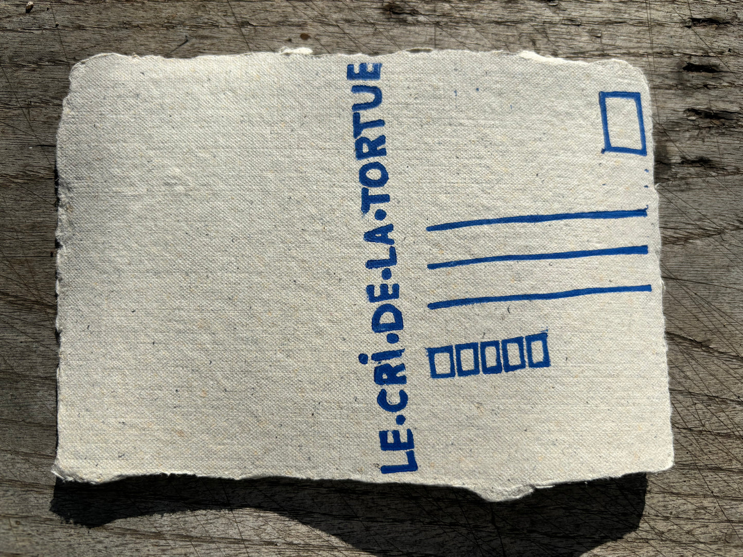 Poisson rouge - carte postale