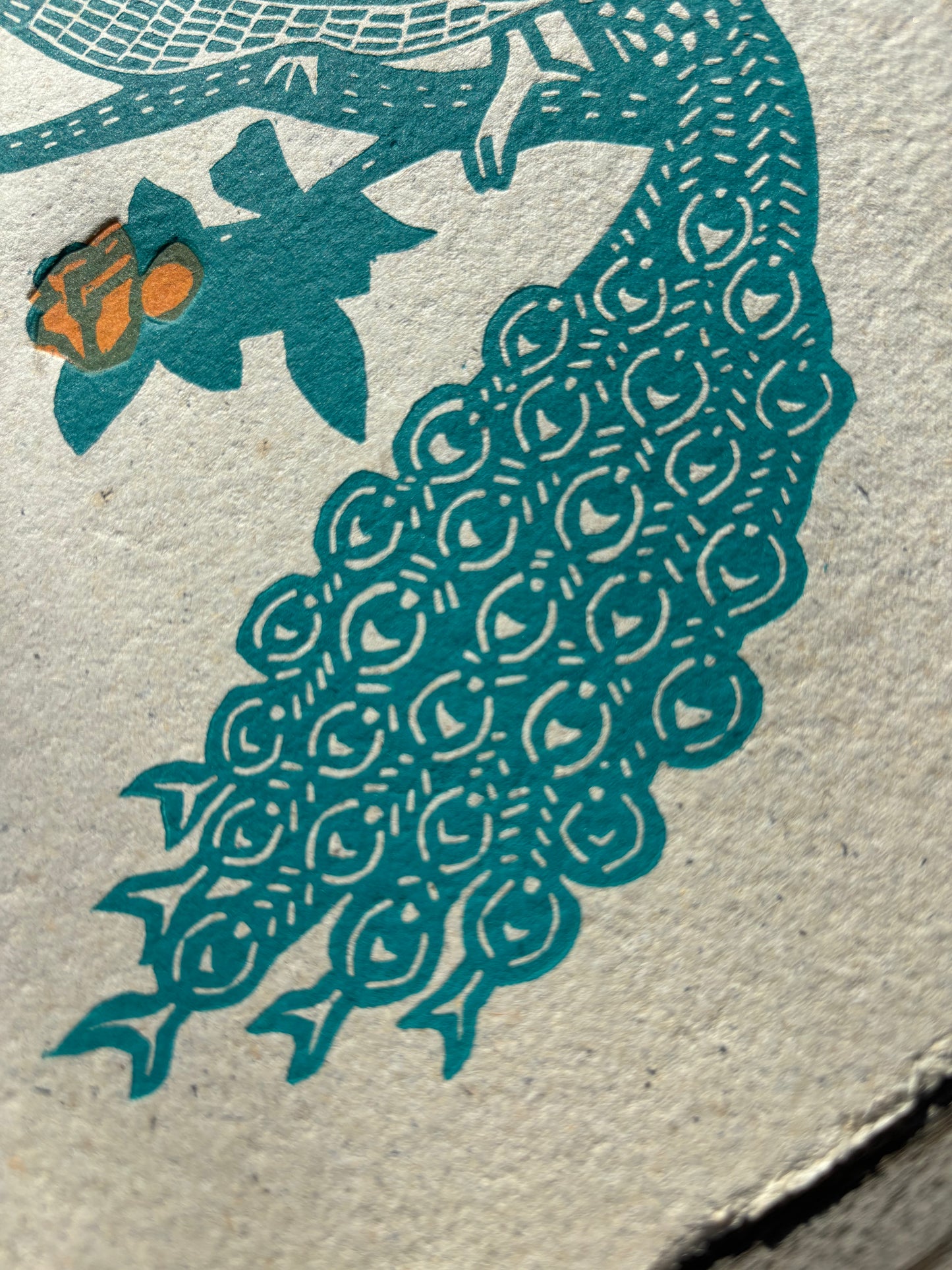Argos - linogravure