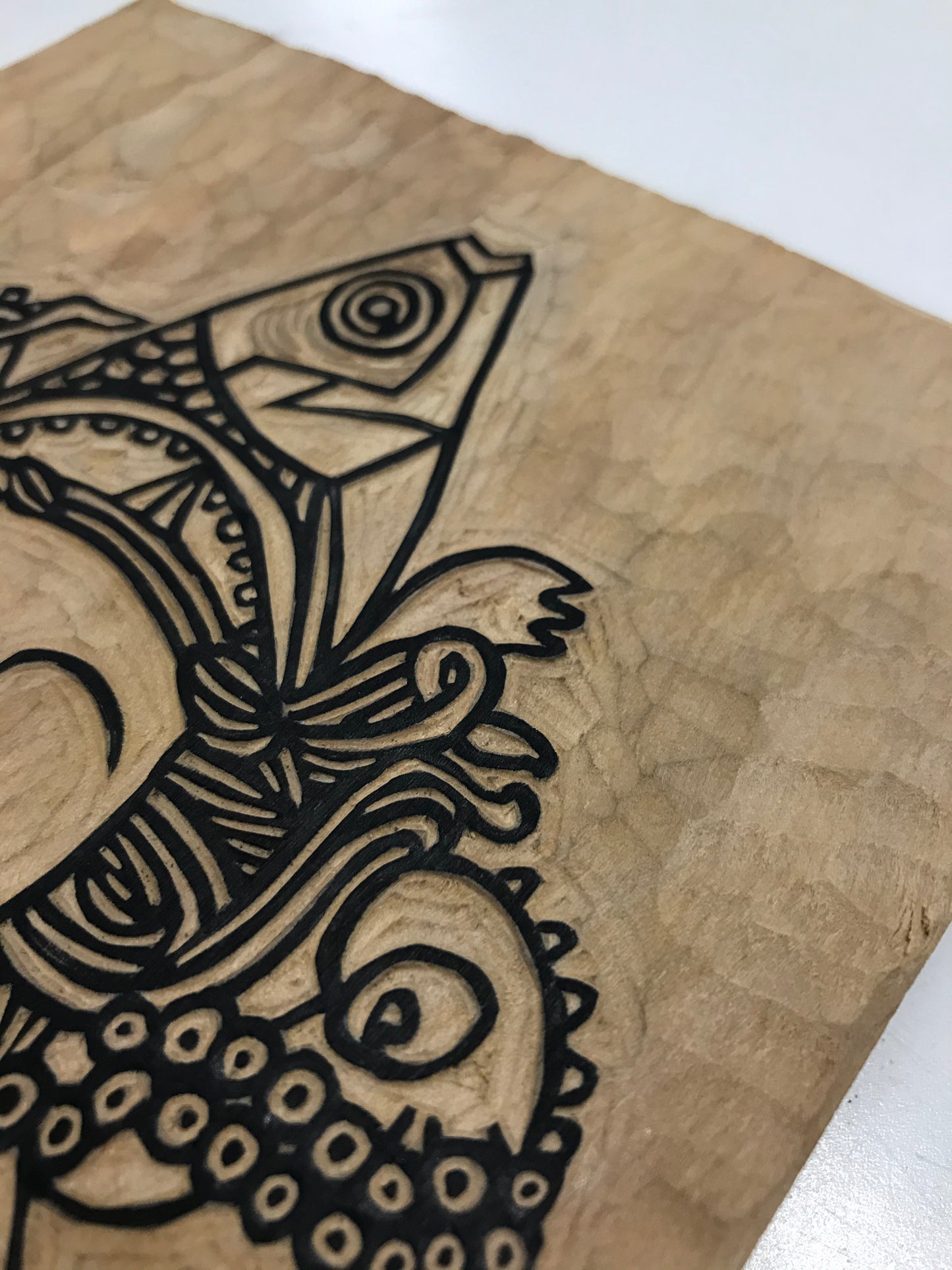 La Balance - gravure sur bois