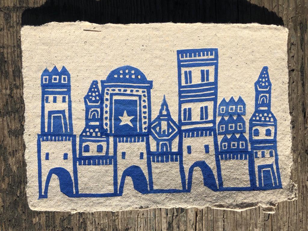 Cité Bleue - carte postale