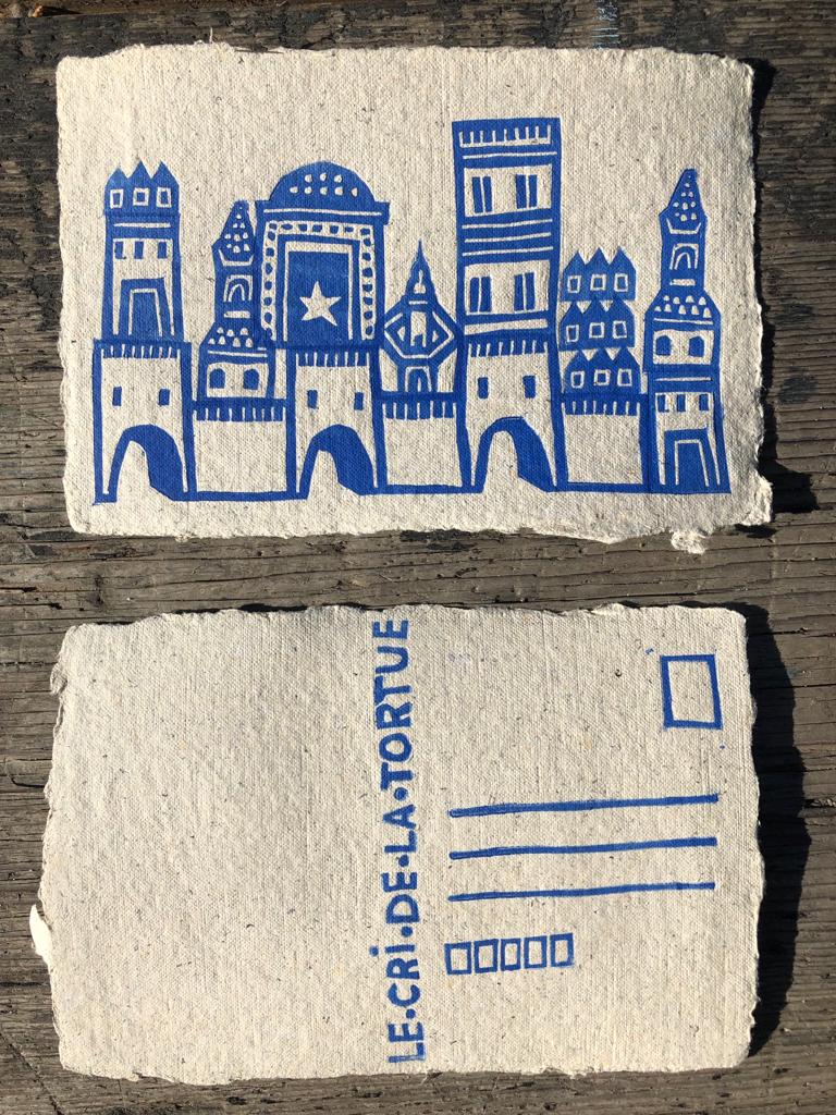 Cité Bleue - carte postale