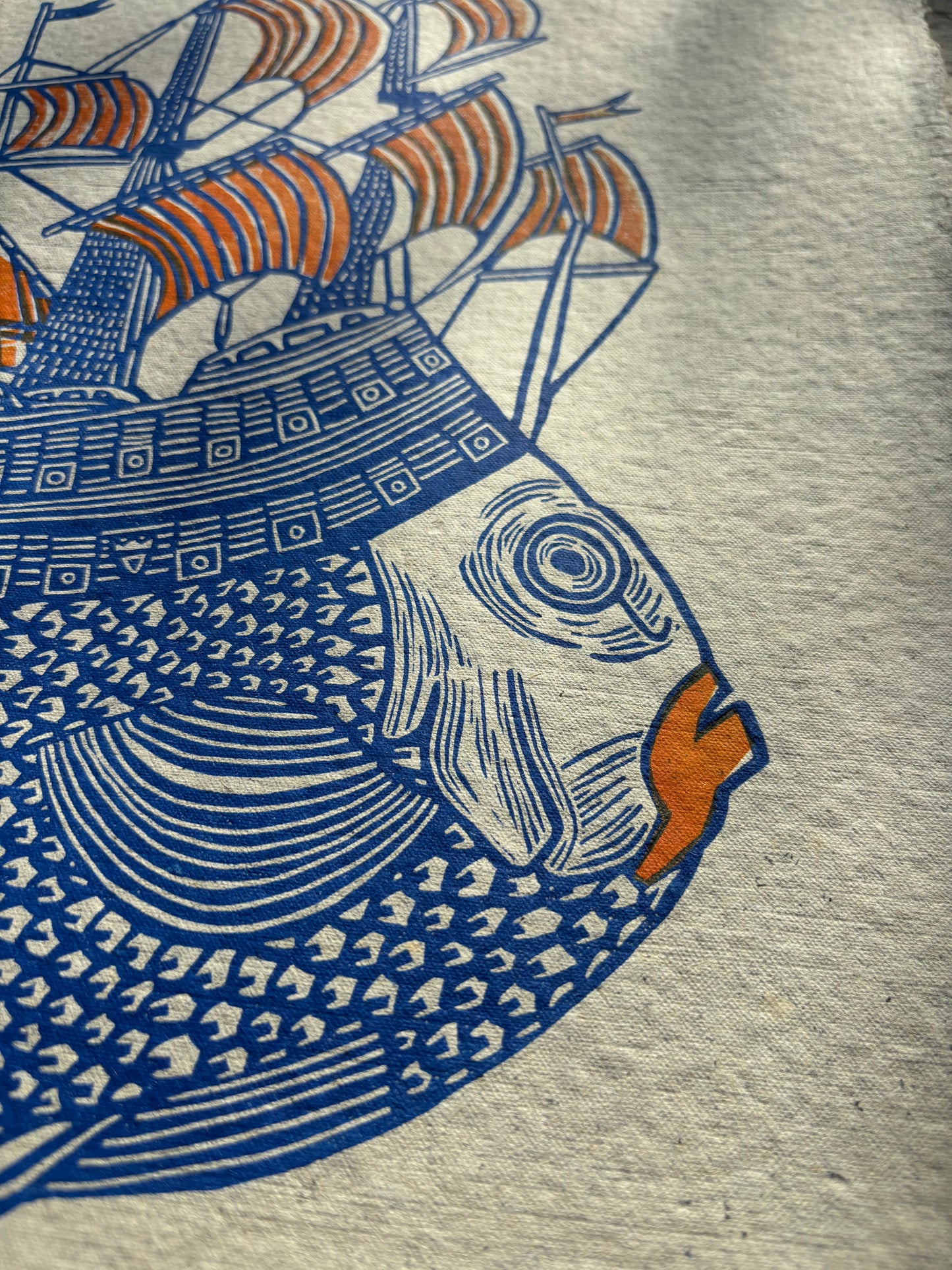 Luciano - linogravure